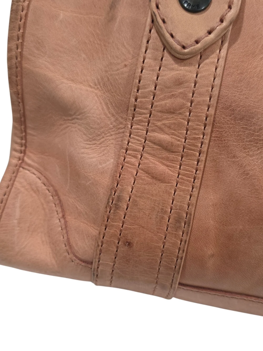 FRYE MELISSA LEATHER SATCHEL WITH MATCHING WALLET